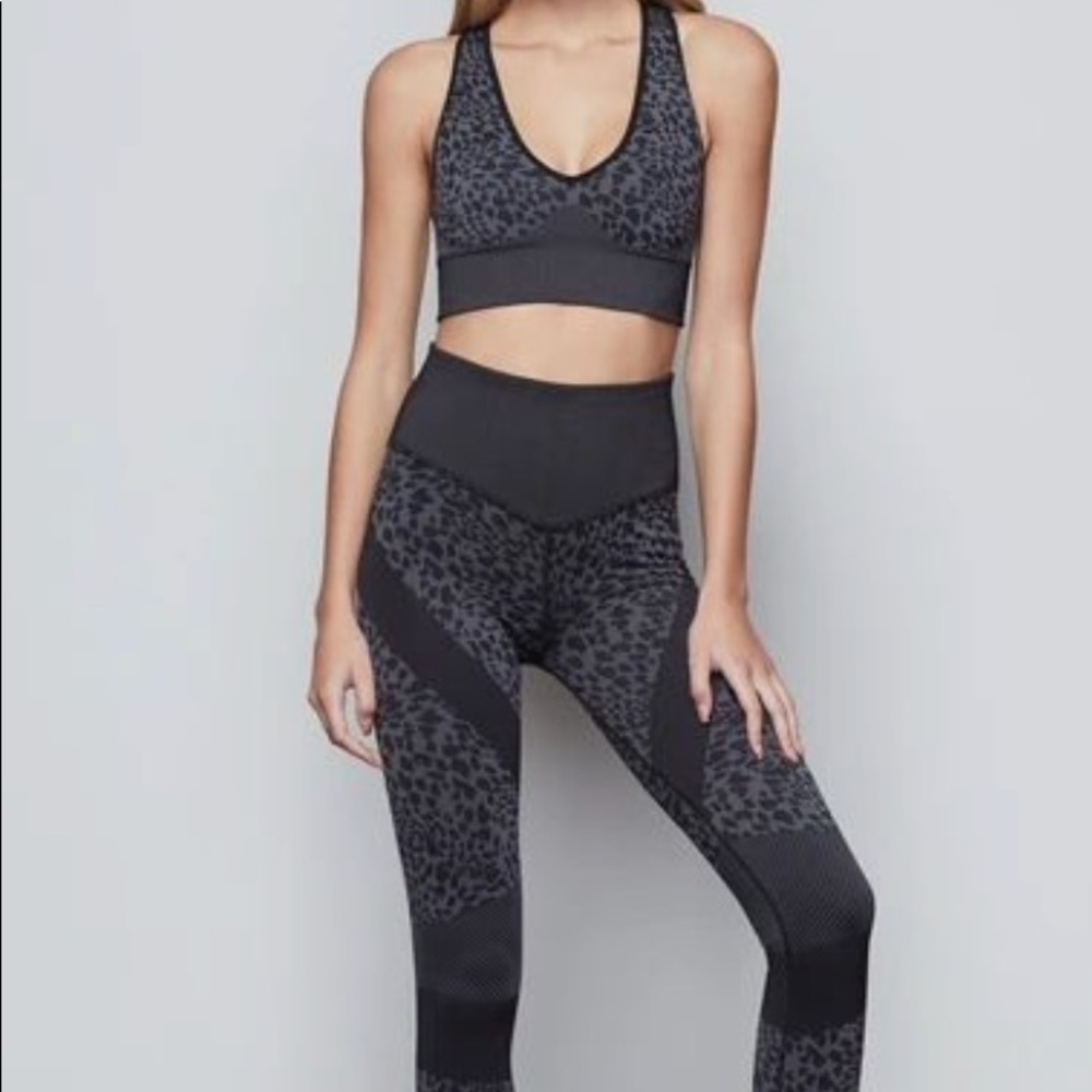 good american cheetah print set